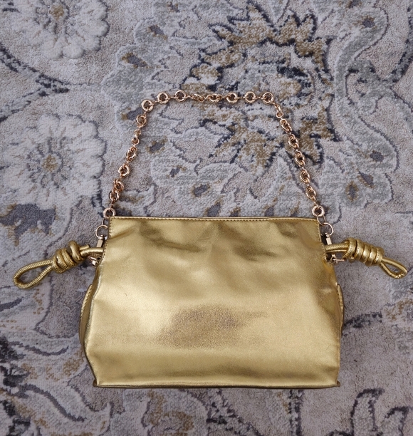 Billini Gold Metallic Bag - Picture 3 of 9